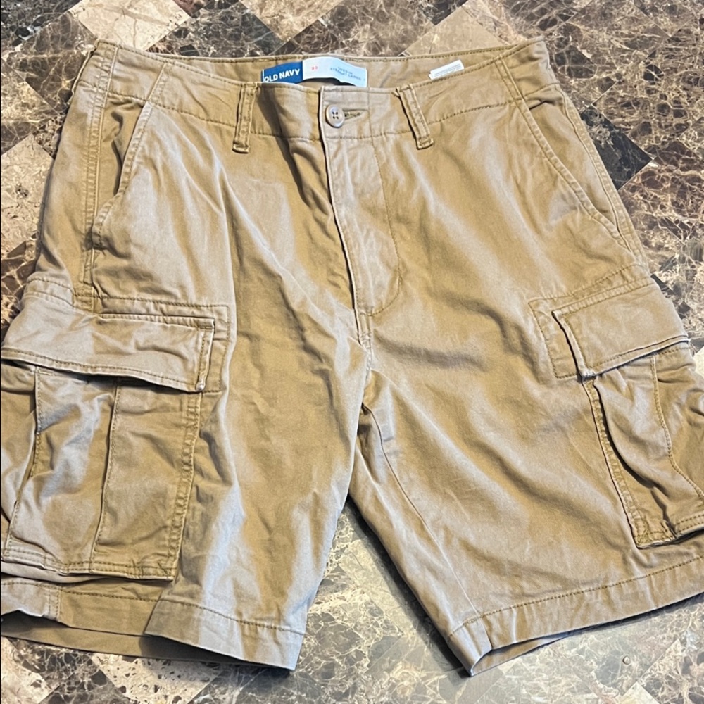 Old Navy Men's Khaki Cargo Shorts